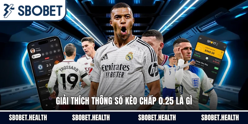 Giải thích thông số kèo chấp 0.25 là gì 
