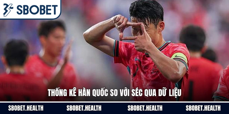 Thống kê Hàn Quốc so với Séc qua dữ liệu