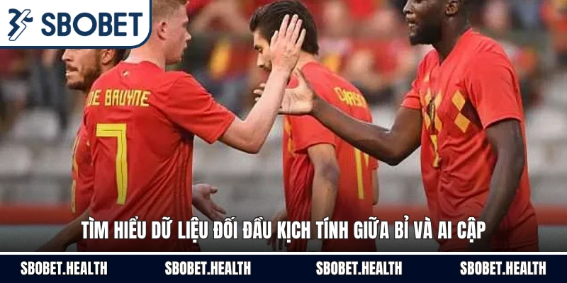 Tìm hiểu dữ liệu đối đầu kịch tính giữa Bỉ và Ai Cập
